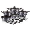 Discount ✔️ Berlinger Haus 17-Piece Kitchen Cookware Set Carbon Pro Collection 🛒