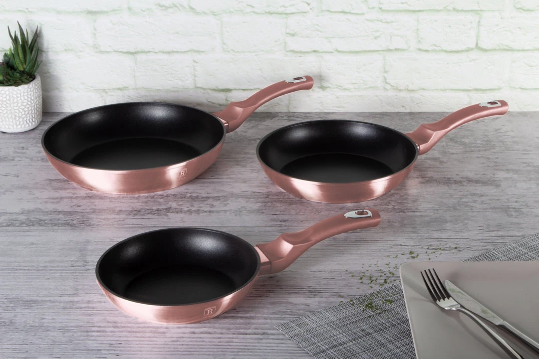 Cheapest π Berlinger Haus 3-Piece Frypan Set i-Rose Collection β 6 Cheapest π Berlinger Haus 3-Piece Frypan Set i-Rose Collection β - Image 4