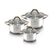 Best Pirce 😍 Berlinger Haus 6-Piece Stainless Steel Cookware Set Blauman Collection ⭐
