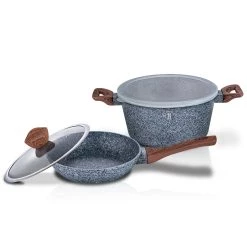 Cheap 🥰 Berlinger Haus 4-Piece Compact Cookware Set Forrest Collection ⭐