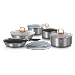 Top 10 ❤️ Berlinger Haus 12-Pieces Cookware Set w/ Detached Ergonomic Handle Moonlight Collection ❤️