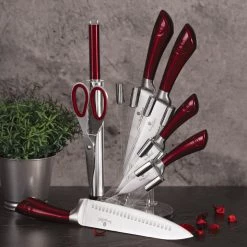 Buy 🤩 Berlinger Haus 8-Piece Knife Set w/ Acrylic Stand Burgundy Collection 🔔 -Oliver Peoples Sales 84a4d0df984648119a2f5667577e0def dd2edc86 ef62 4dc9 87e4 7760e8d87195 1080x