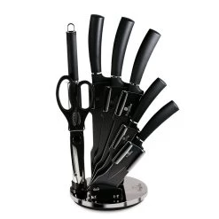 Best deal 👏 Berlinger Haus 8-Piece Knife Set w/ Acrylic Stand Carbon Collection ✔️