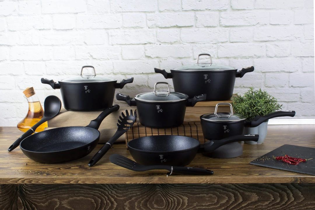 Best reviews of π₯° Berlinger Haus 15-Piece Kitchen Cookware Set Black Collection π 4 Best reviews of π₯° Berlinger Haus 15-Piece Kitchen Cookware Set Black Collection π - Image 2