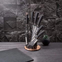 Best Pirce ✔️ Berlinger Haus 8-Piece Knife Set w/ Acrylic Stand Black Rose Gold Collection 🤩 -Oliver Peoples Sales 98bd215d7c6c4ba7835b8a0fc15d74f9 d21da4f7 6018 4e92 a0a1 9acb86336f0b 1080x
