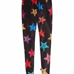 Best Sale 😍 Terez 👩 women Kid'S Sequin Stars Legging in Black 🌟