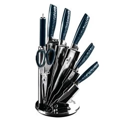 Promo 🌟 Berlinger Haus 8-Piece Kitchen Knife Set with Acrylic Stand 🌟
