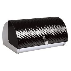 Brand new 😍 Berlinger Haus Bread Box w/ Metallic Door Black Collection 🎉
