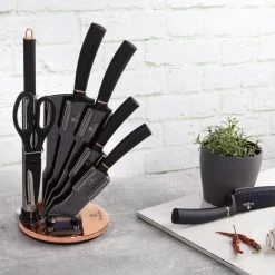 Best Pirce ✔️ Berlinger Haus 8-Piece Knife Set w/ Acrylic Stand Black Rose Gold Collection 🤩 -Oliver Peoples Sales efb951e8513541fc9393a674d7680235 ccaf66c7 10ef 4f07 8cdc 8fe28d5cab5f 1080x