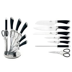 Hot Sale 😍 Berlinger Haus 8-Piece Knife Set w/ Acrylic Stand Black Collection 🎁 -Oliver Peoples Sales efe20e35cb0d4b3fba92870045d3ff6c 1080x